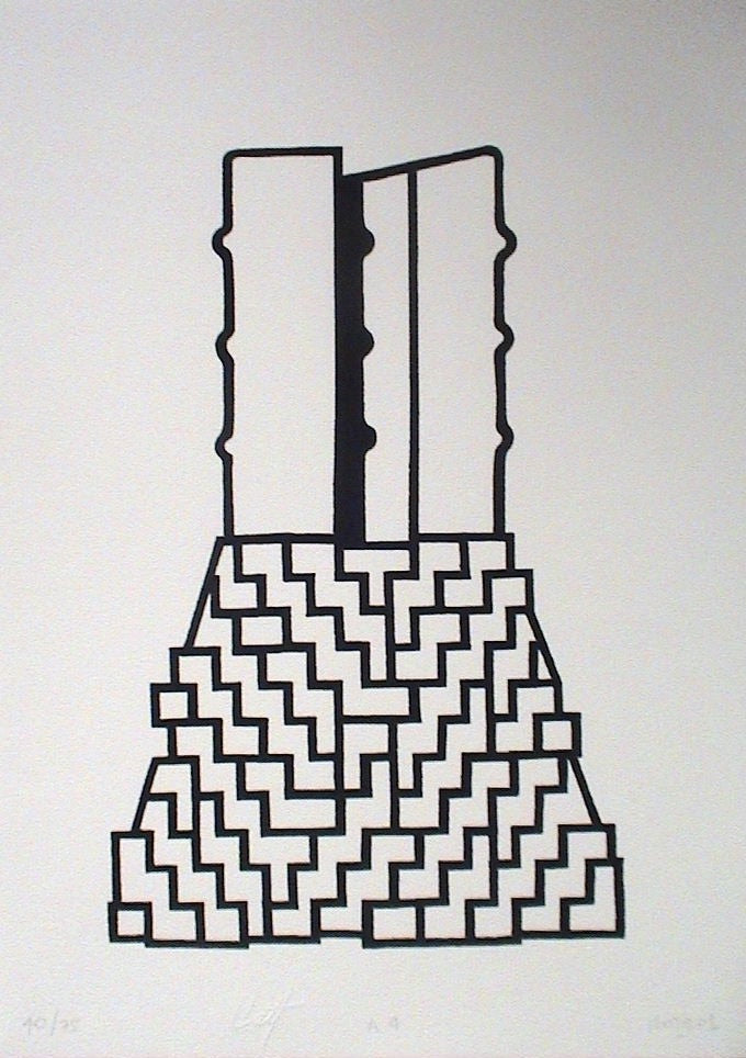 Vicente Rojo, “Serie Volcanes Apagados"