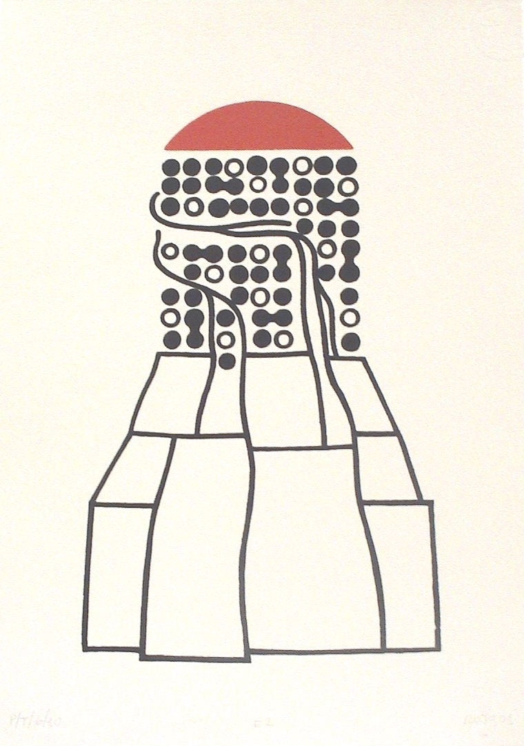 Vicente Rojo, “Serie Volcanes Encendidos"