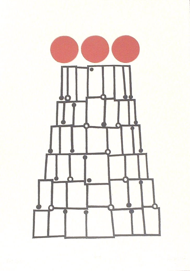 Vicente Rojo, “Serie Volcanes Encendidos"