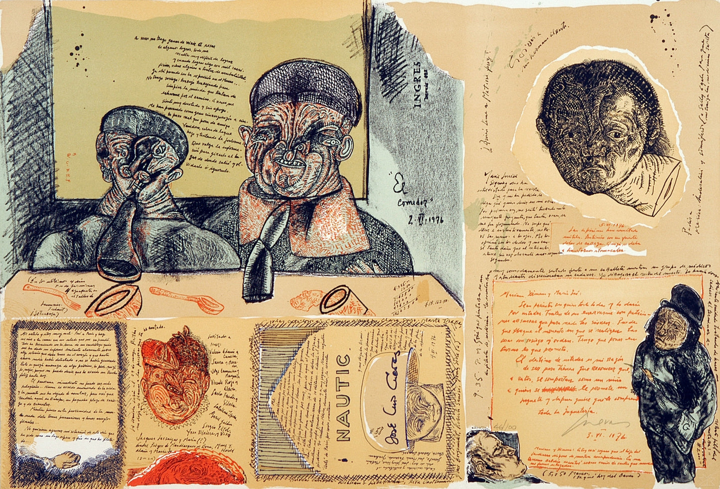 José Luis Cuevas, “Comedor"