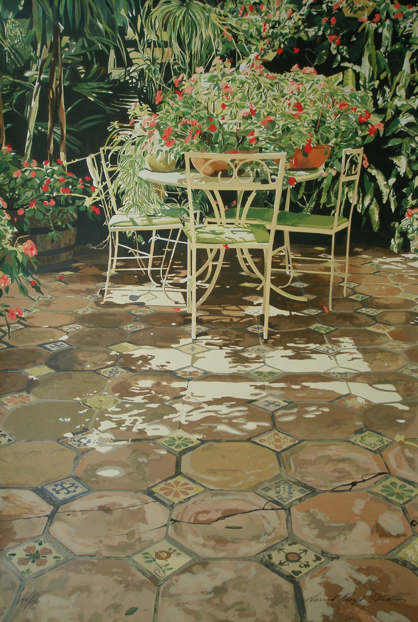 David Glover, "Enchanted Patio"