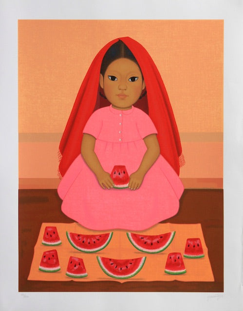 Gustavo Montoya, "Niña con sandía"